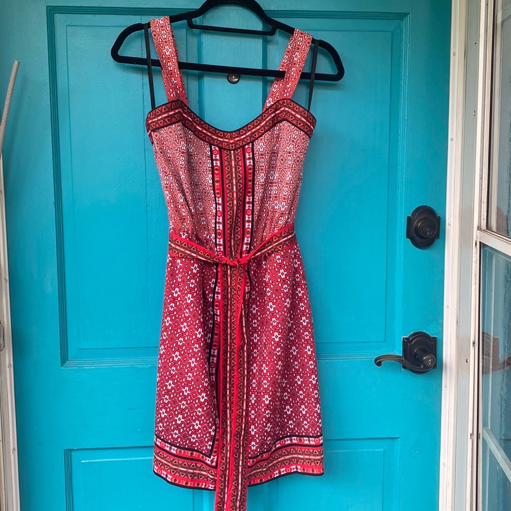WHBM colorful Sundress with pockets size S